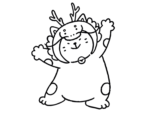 卡通动物图案卡通小猫图案男装儿童印花素材