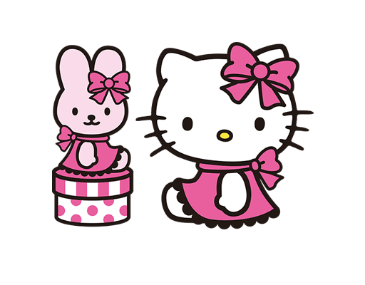 卡通HELLO KITTY图案动画片图案儿童印花素材