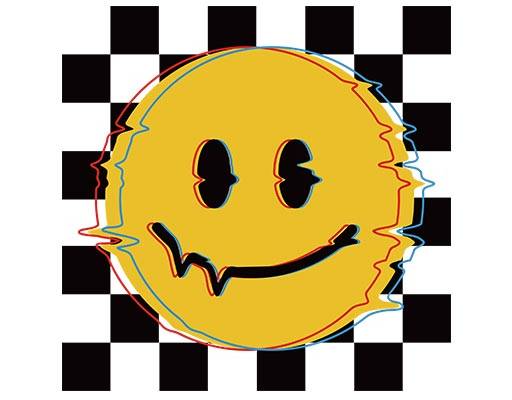 手绘表情矢量线条矢量棋盘格矢量