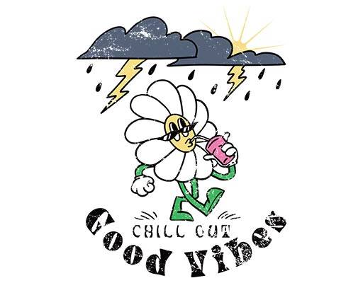 卡通小菊花矢量手绘卡通矢量云朵矢量