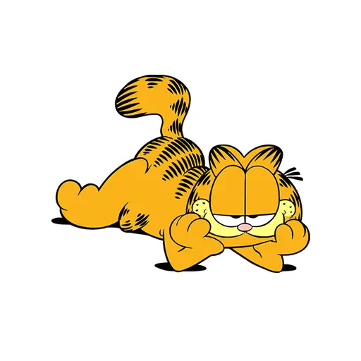 卡通加菲猫图案卡通动物图案动画片图案儿童印花素材