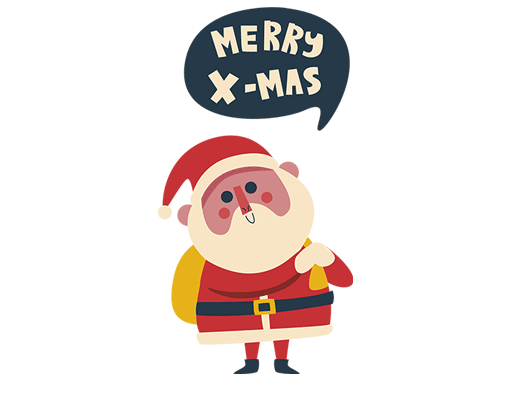 卡通人物图案圣诞老人图案可爱卡通老人儿童印花素材