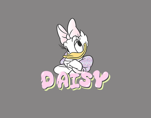 唐老鸭图案手绘卡通动物迪士尼卡通图案儿童印花素材