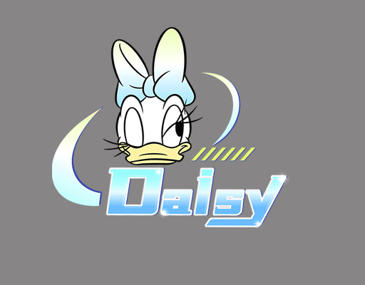 卡通鸭子头像手绘鸭头唐老鸭头像迪士尼卡通图案儿童印花素材