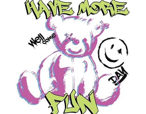 卡通小熊矢量英文字母矢量可爱卡通动物矢量