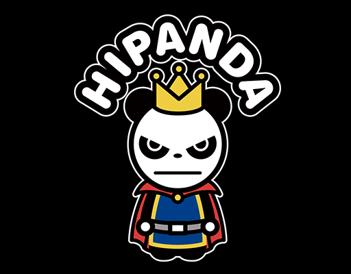 卡通熊猫头像儿童印花素材卡通动物图案