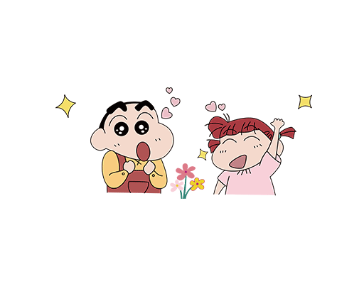 蜡笔小新图案手绘卡通人物儿童印花素材卡通动画片图案