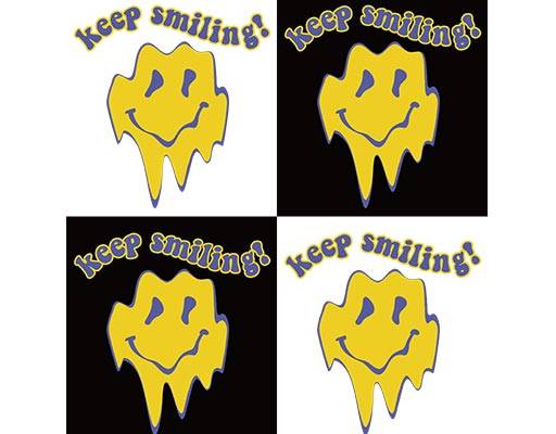 微笑表情矢量卡通表情数字字母矢量变形的表情矢量