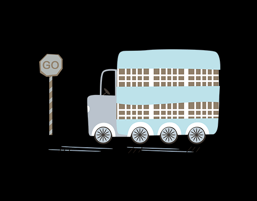 卡通汽车图案手绘汽车儿童印花素材烫画图案