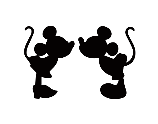 卡通米老鼠图案手绘米奇米妮图案儿童印花素材