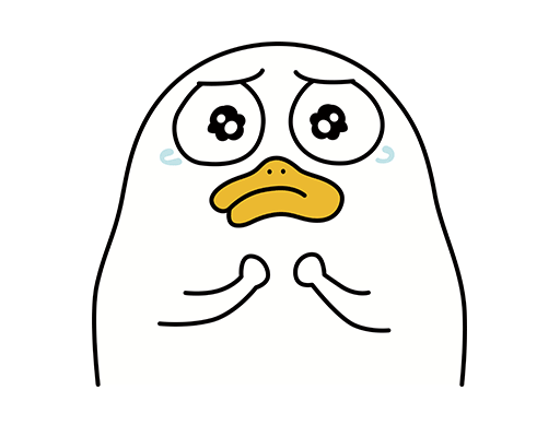 卡通鸭子图案手绘鸭子儿童印花素材卡通动物图案