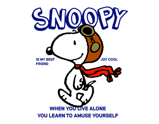 史努比卡通图案动画片图案SNOOPY图案儿童印花素材卡通狗