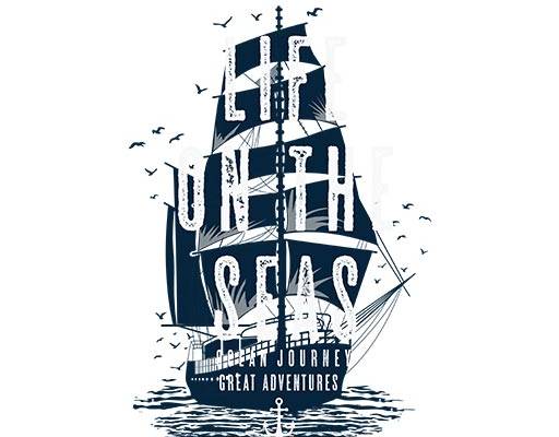 卡通帆船矢量英文字母矢量海洋矢量图案