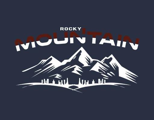 卡通山峰英文字母矢量山峰剪影图案英文字母矢量