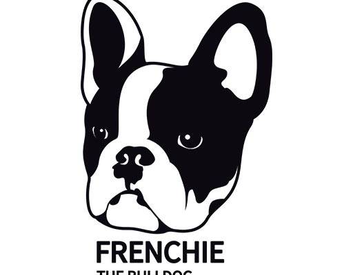 卡通小狗头像哈巴狗矢量英文字母矢量