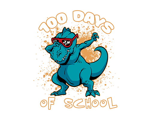 卡通恐龙图案手绘恐龙卡通英文字母图案戴眼镜的恐龙起飞动作恐龙儿童印花素材