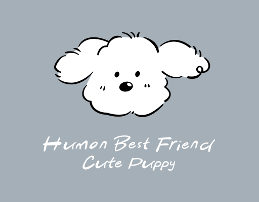 卡通英文字母图案手写英文字母卡通小狗头像儿童印花素材