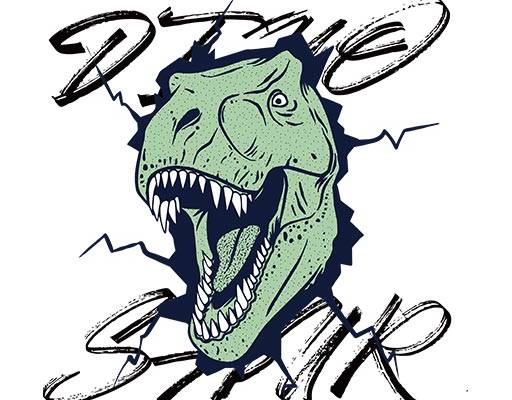 卡通恐龙矢量手绘卡通动物英文字母矢量手绘恐龙手写英文字母