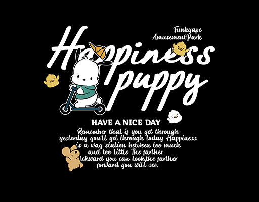 卡通小狗图案手写英文字母图案可爱卡通鸟图案滑板卡通