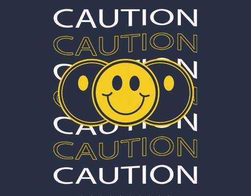 微笑表情矢量手绘卡通表情变形英文字母矢量