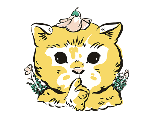 可爱猫咪头像手绘猫头儿童印花素材卡通动物头像