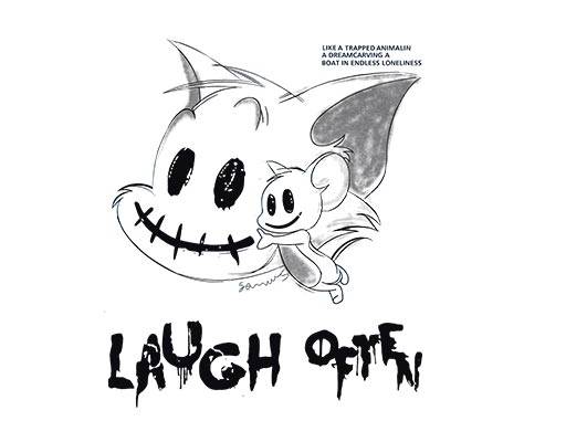 卡通猫咪图案手绘卡通猫和老鼠图案涂鸦文字