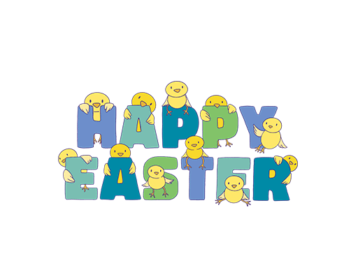 卡通小鸡图案卡通英文字母儿童印花素材卡通动物图案可爱小鸡