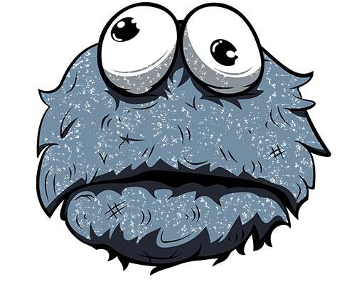 芝麻街卡通头像卡通破碎头像