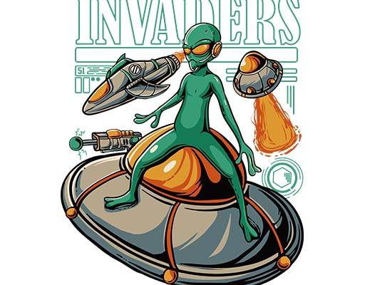 飞船矢量外星人矢量飞碟矢量卡通人物矢量英文字母矢量