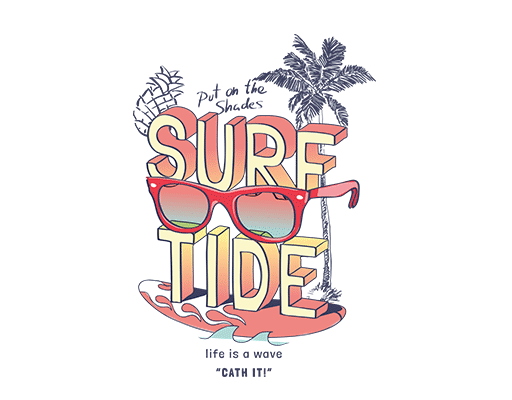 立体英文字母图案图案卡通眼镜图案椰子树图案儿童印花素材