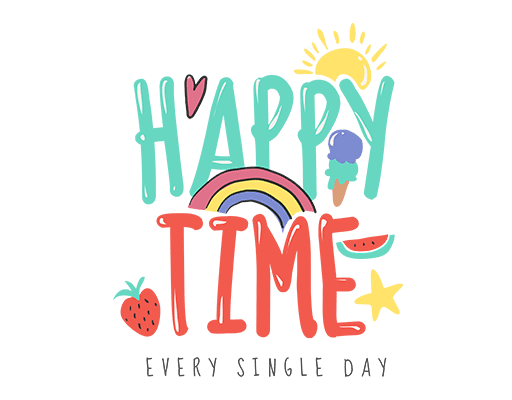 手写英文字母图案彩色英文字母儿童文字印花素材彩虹水果图案儿童印花素材