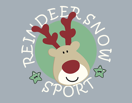 卡通动物头像卡通鹿头像卡通英文字母儿童印花素材可爱卡通小鹿头像