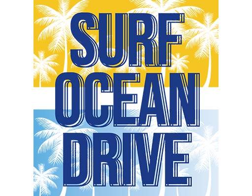 椰子树背景矢量夏季字母矢量立体英文字母方形矢量图案