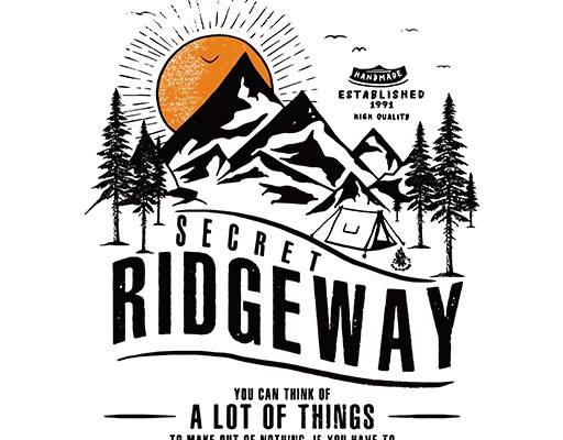 英文字母矢量山峰矢量图案树木矢量男装印花图案户外图案