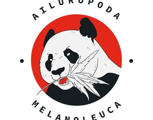 卡通熊猫矢量吃竹子的熊猫手绘卡通熊猫卡通动物矢量