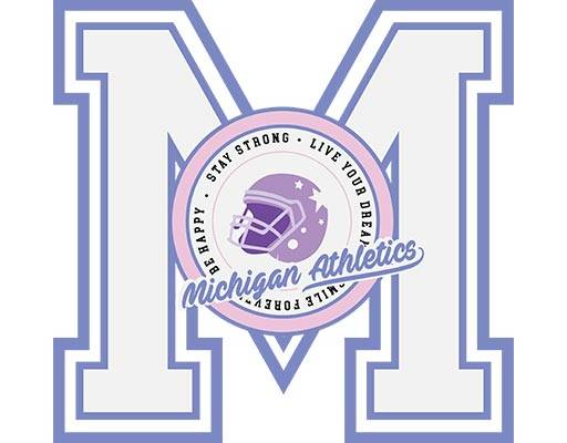 英文字母矢量简笔卡通手写英文字母矢量大写M文字棒球帽子