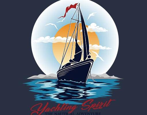 轮船矢量帆船图案海洋矢量英文字母矢量