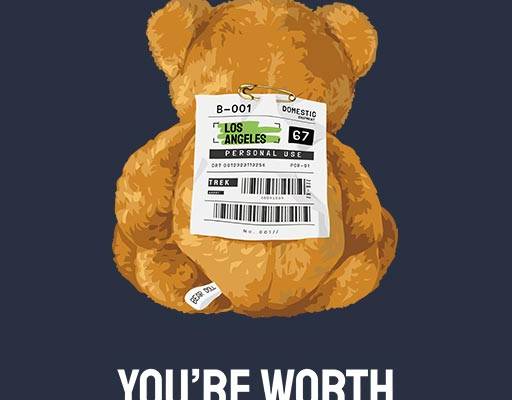 小熊背影矢量卡通动物英文字母矢量手绘卡通