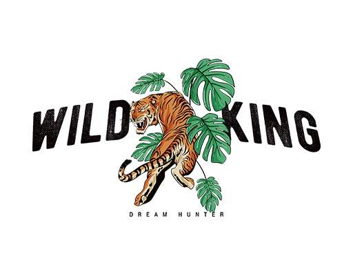 卡通老虎手绘卡通老虎树叶矢量字母矢量