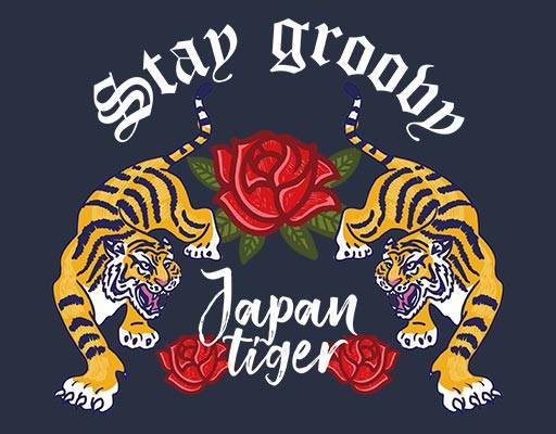 两只老虎矢量手绘卡通动物英文字母矢量花朵矢量鲜花玫瑰