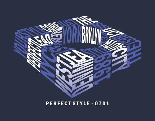 立体英文字母矢量卡通文字方形文字彩色英文字母