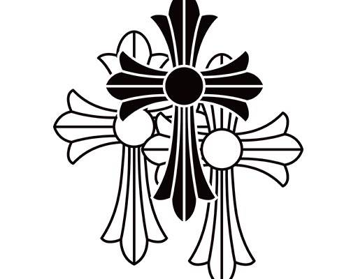 Chrome Hearts克罗心矢量十字架矢量