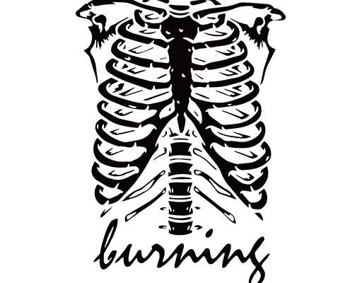 骷髅头矢量人物骨头矢量手写英文字母矢量