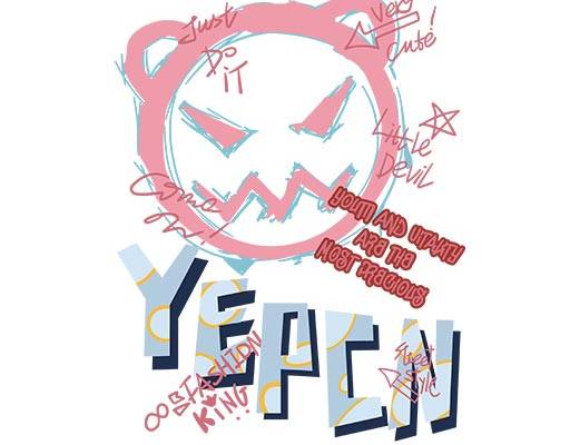 卡通小熊矢量手写英文字母矢量表情矢量字母