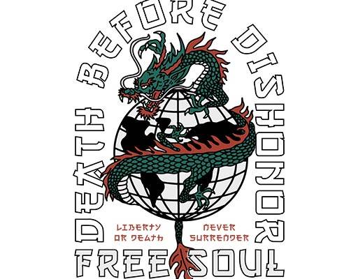 卡通龙图腾英文字母矢量简约卡通矢量卡通动物