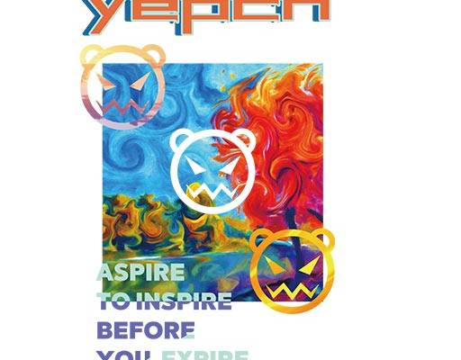 卡通小熊矢量可爱卡通动物小熊头像油画图案英文字母矢量