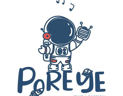 宇航员矢量卡通人物矢量手绘卡通矢量