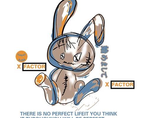 卡通兔子矢量涂鸦可爱可爱卡通动物手绘兔子线条