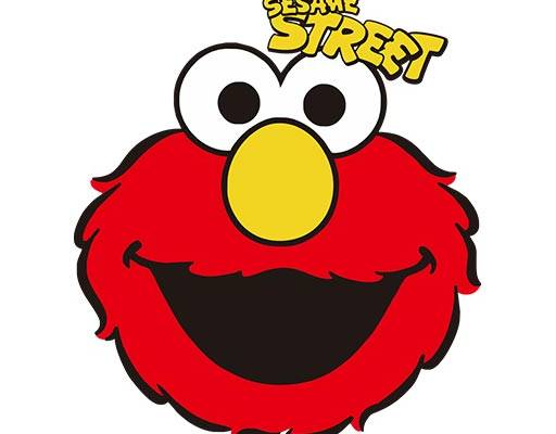 芝麻街矢量sesame street矢量艾摩头像ELMO矢量动画片矢量