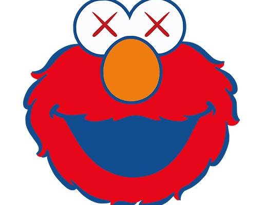 芝麻街矢量sesame street矢量艾摩头像ELMO矢量动画片矢量